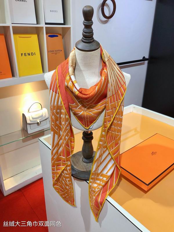 Hermes scarf 188X94cm 70%羊绒 30%真丝 E02 (20)