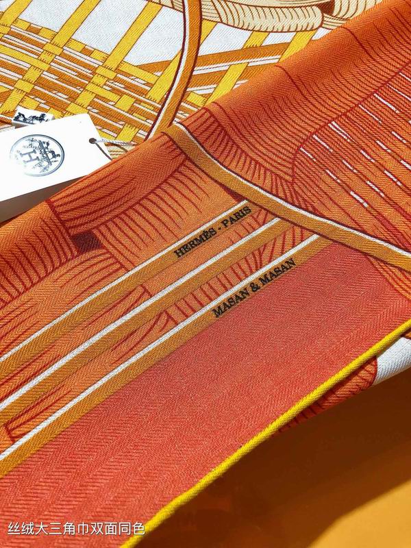 Hermes scarf 188X94cm 70%羊绒 30%真丝 E02 (21)