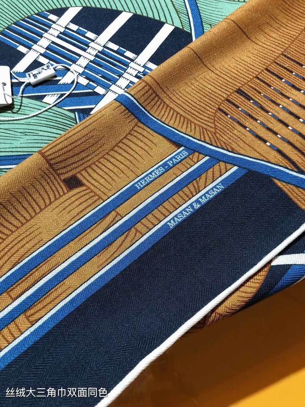 Hermes scarf 188X94cm 70%羊绒 30%真丝 E02 (4)