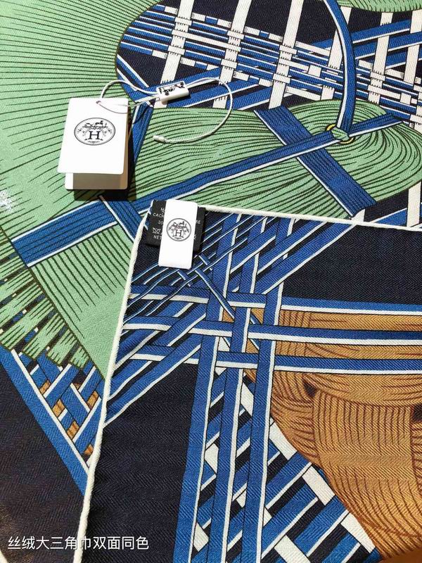 Hermes scarf 188X94cm 70%羊绒 30%真丝 E02 (6)