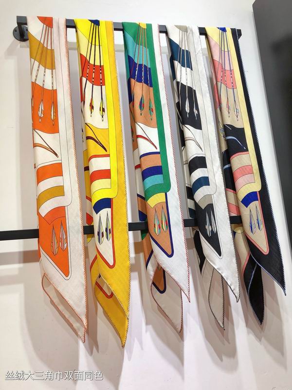 Hermes scarf 188X94cm 70%羊绒 30%真丝 E05 (1)