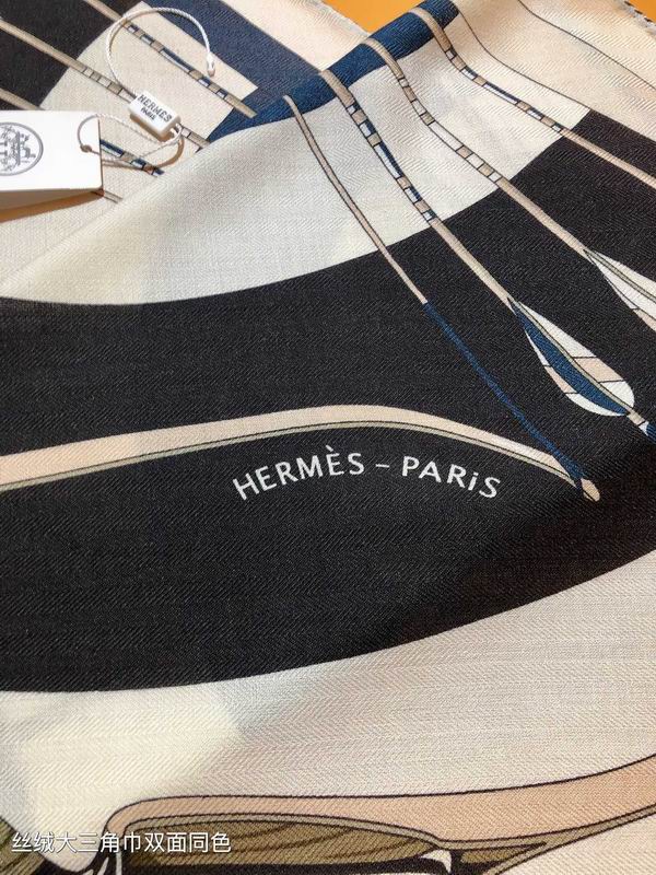Hermes scarf 188X94cm 70%羊绒 30%真丝 E05 (12)