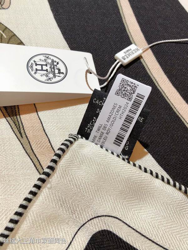 Hermes scarf 188X94cm 70%羊绒 30%真丝 E05 (13)