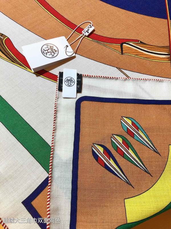 Hermes scarf 188X94cm 70%羊绒 30%真丝 E05 (23)