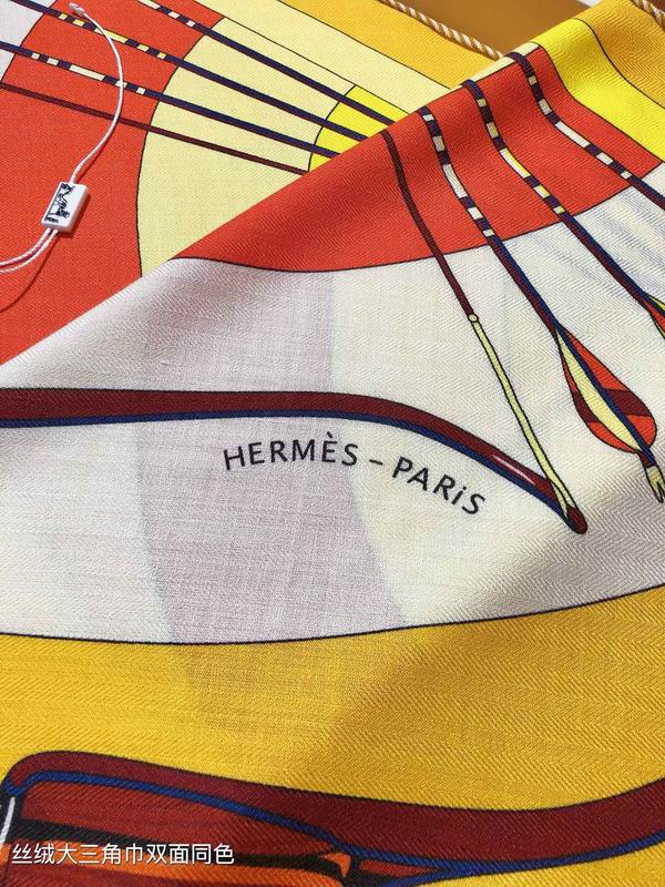Hermes scarf 188X94cm 70%羊绒 30%真丝 E05 (3)