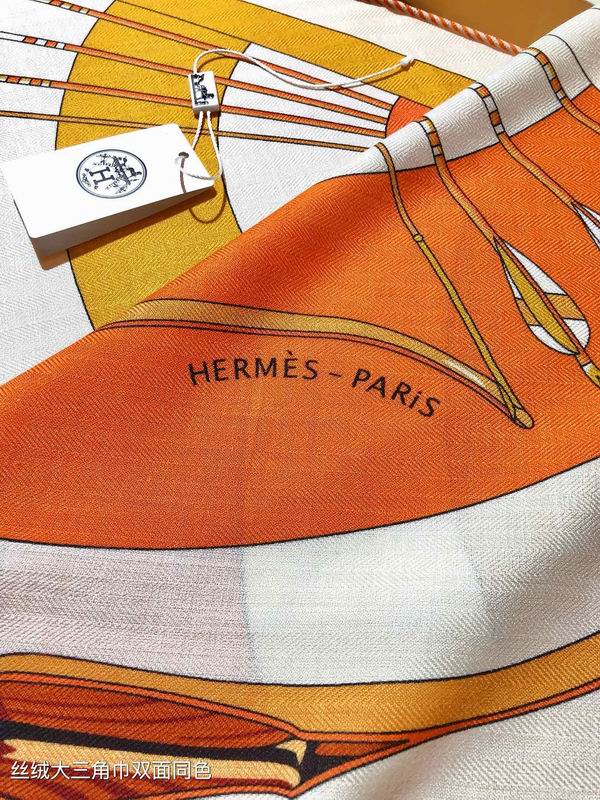 Hermes scarf 188X94cm 70%羊绒 30%真丝 E05 (30)
