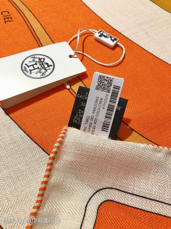 Hermes scarf 188X94cm 70%羊绒 30%真丝 E05 (31)