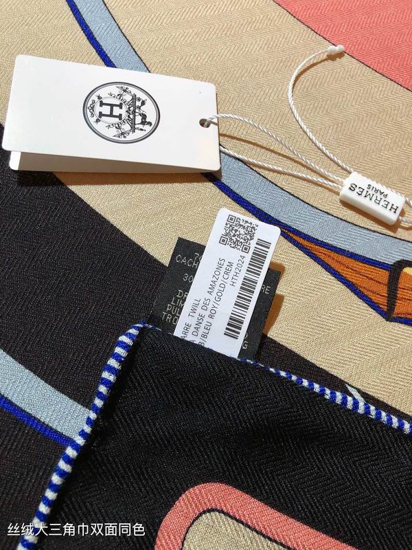 Hermes scarf 188X94cm 70%羊绒 30%真丝 E05 (40)