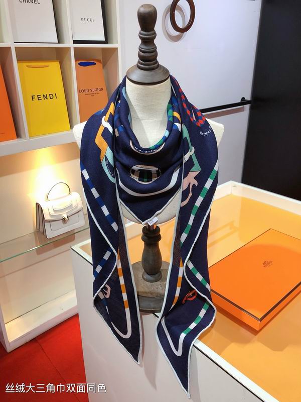 Hermes scarf 188X94cm 70%羊绒 30%真丝 E06 (11)