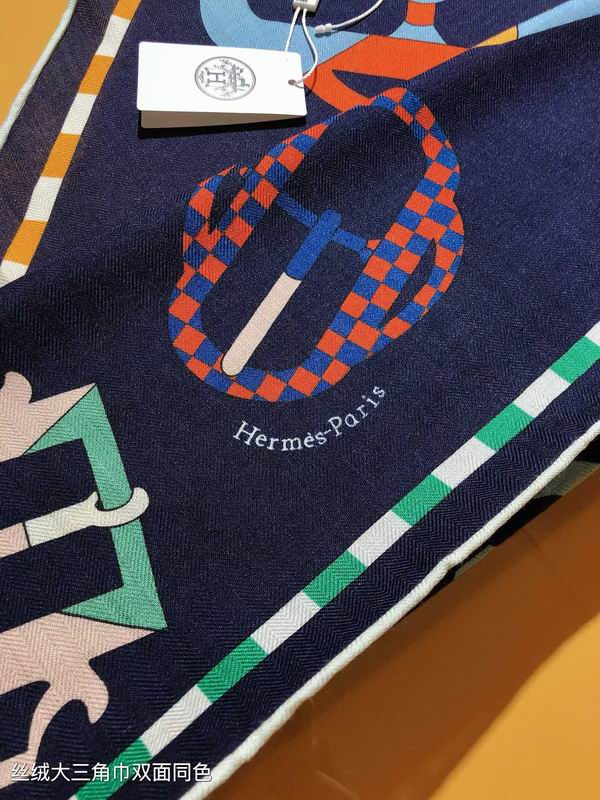 Hermes scarf 188X94cm 70%羊绒 30%真丝 E06 (12)