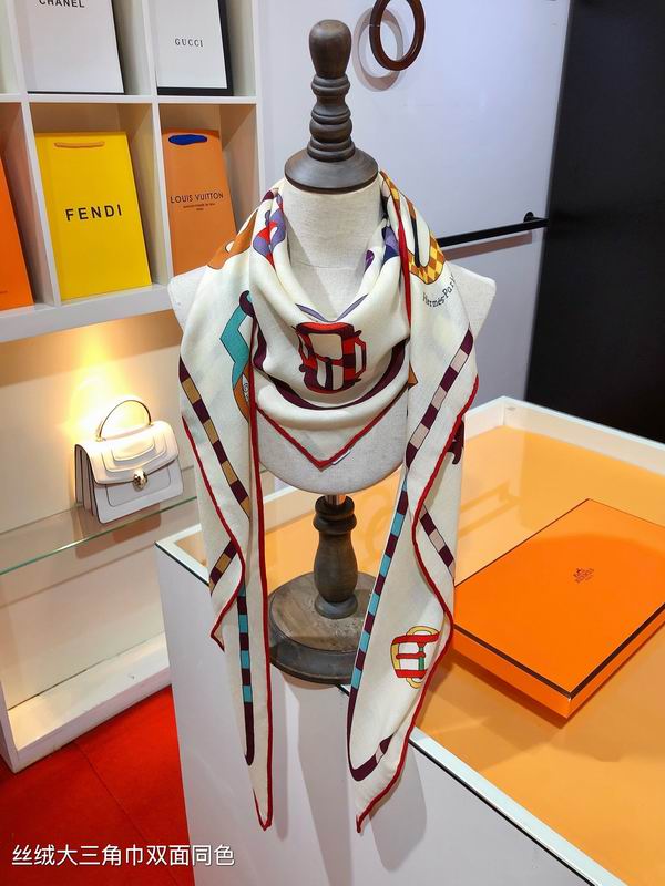 Hermes scarf 188X94cm 70%羊绒 30%真丝 E06 (20)