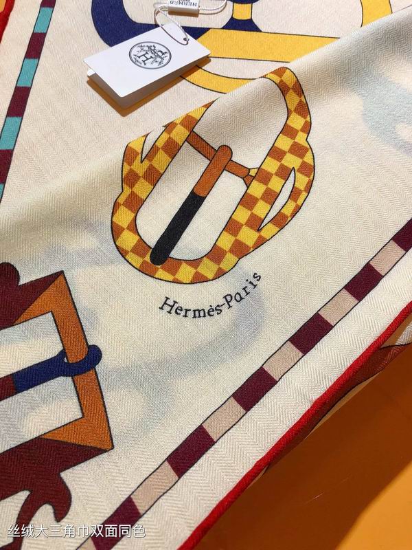 Hermes scarf 188X94cm 70%羊绒 30%真丝 E06 (21)