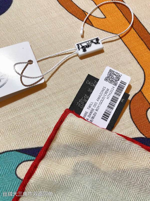 Hermes scarf 188X94cm 70%羊绒 30%真丝 E06 (22)