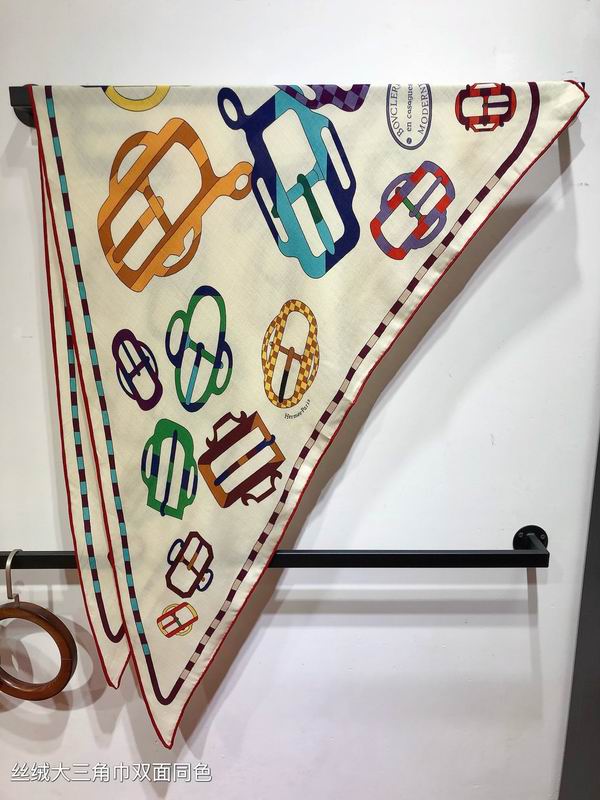 Hermes scarf 188X94cm 70%羊绒 30%真丝 E06 (24)
