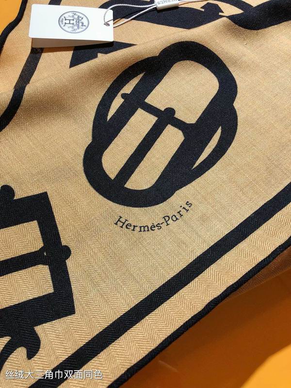 Hermes scarf 188X94cm 70%羊绒 30%真丝 E06 (3)