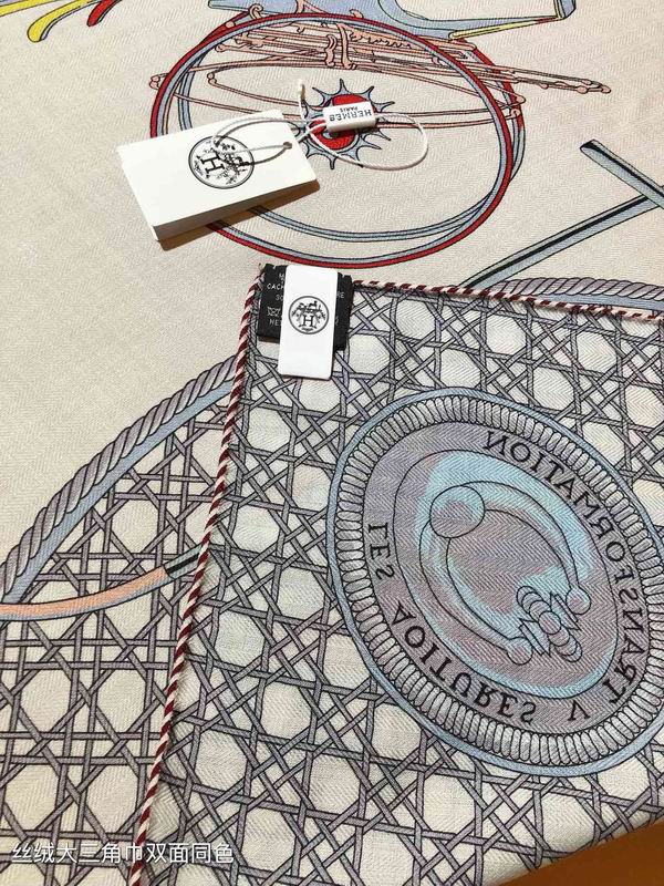 Hermes scarf 188X94cm 70%羊绒30%真丝 E04 (14)