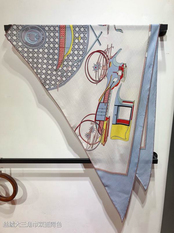 Hermes scarf 188X94cm 70%羊绒30%真丝 E04 (15)