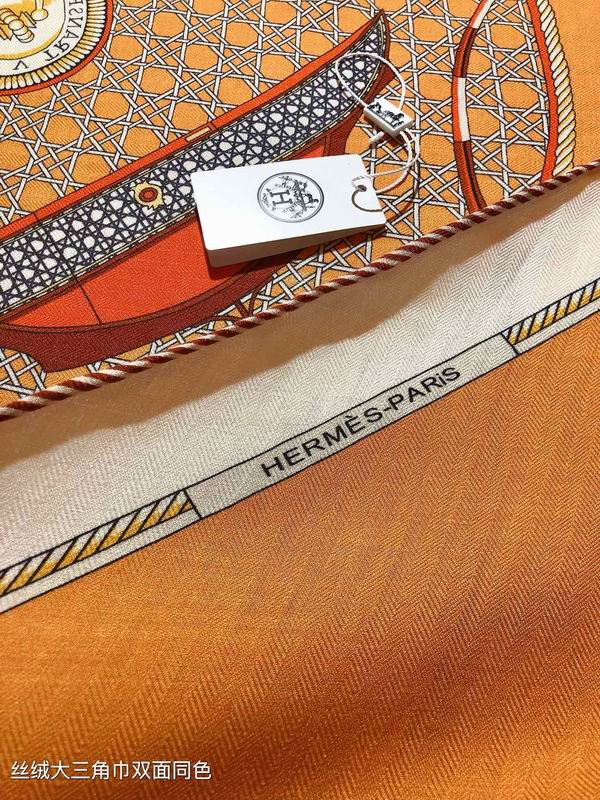 Hermes scarf 188X94cm 70%羊绒30%真丝 E04 (3)