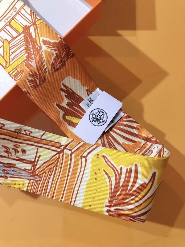Hermes silk ribbon 5X86cm E01 (13)