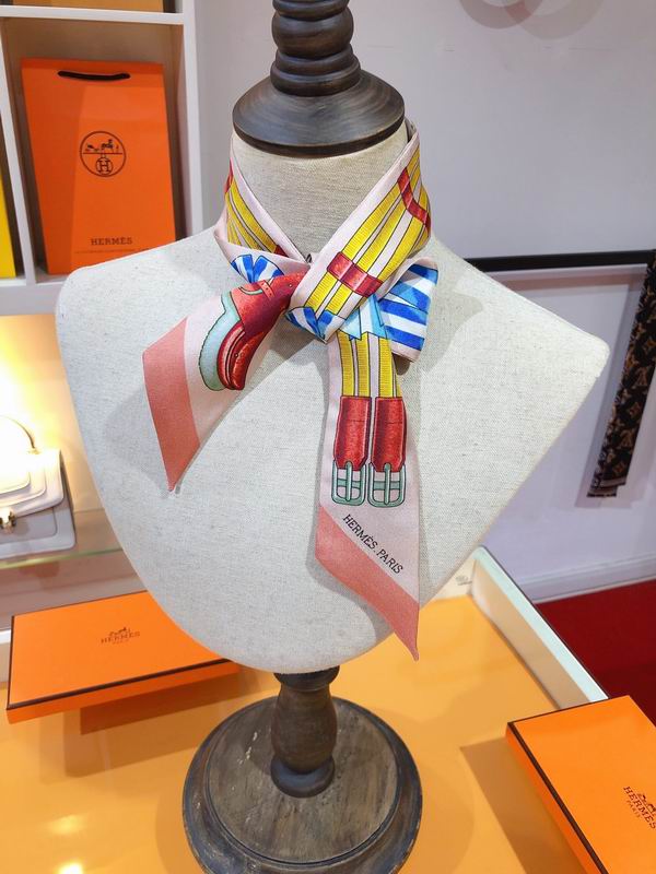 Hermes silk ribbon 5X86cm E01 (19)