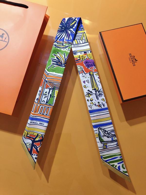 Hermes silk ribbon 5X86cm E01 (23)