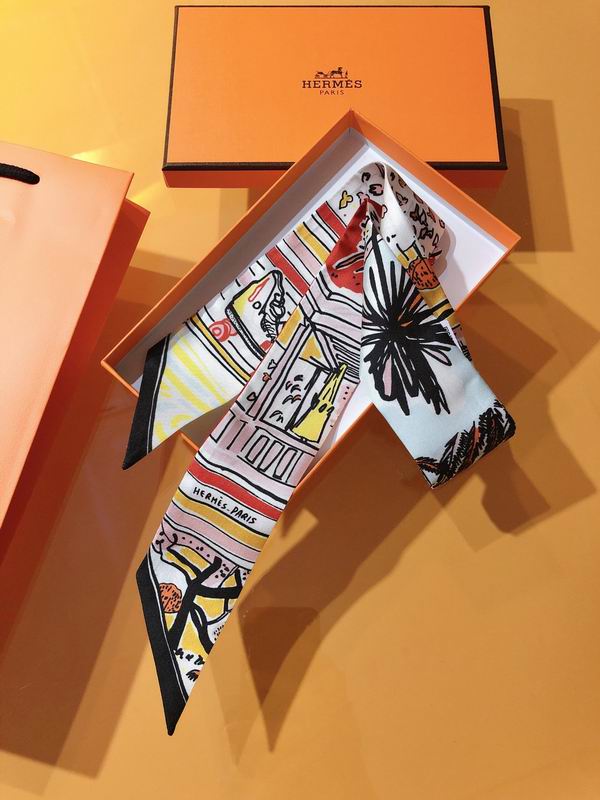 Hermes silk ribbon 5X86cm E01 (33)