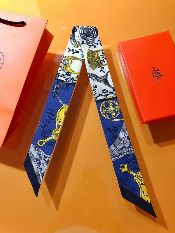 Hermes silk ribbon 5X86cm E10 (25)