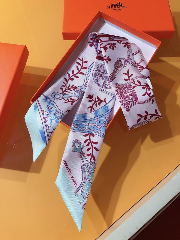 Hermes silk ribbon 5X86cm E10 (8)