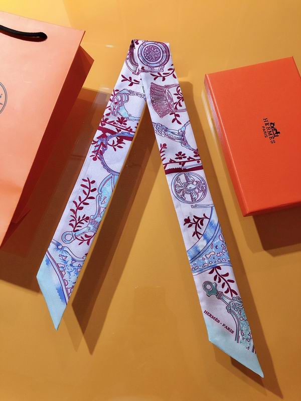 Hermes silk ribbon 5X86cm E10 (9)
