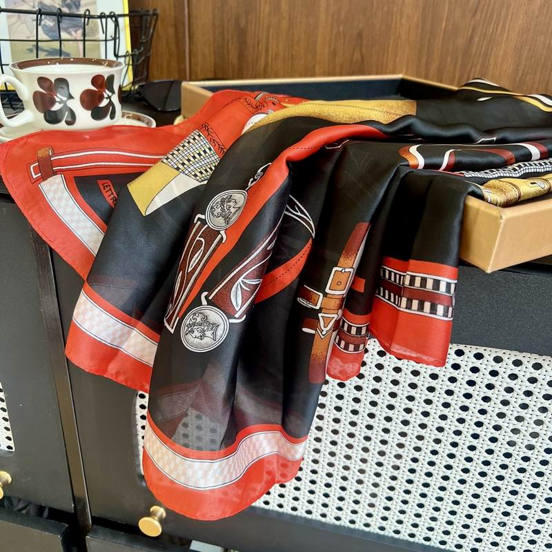 Hermes silk scarf 90-180cm E (10)