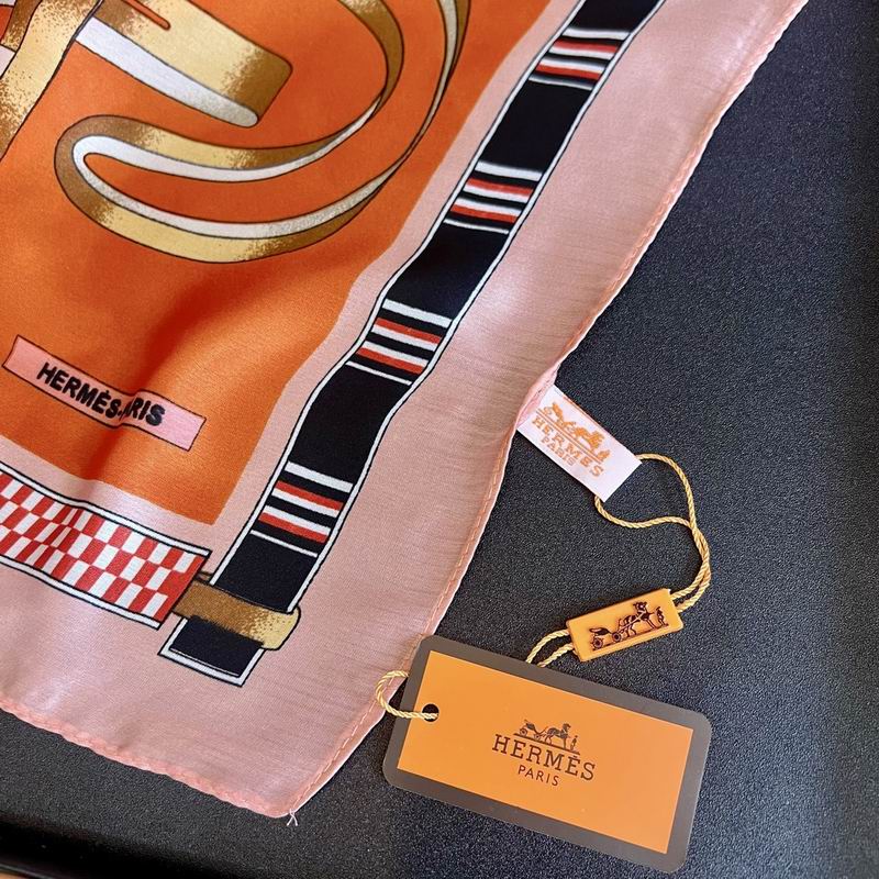 Hermes silk scarf 90-180cm E (28)