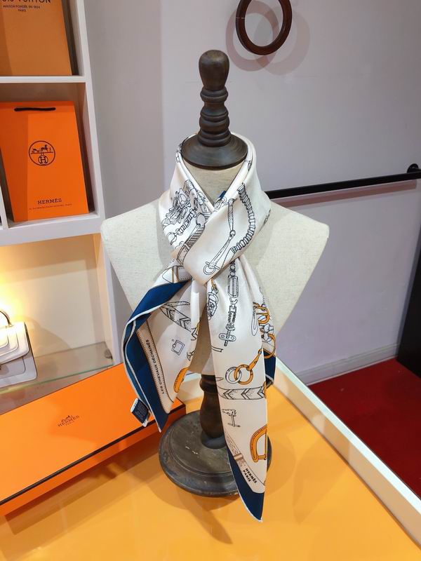 Hermes silk scarf 90X90cm E (10)