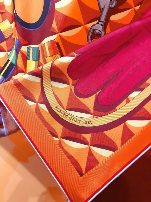 Hermes silk scarf 90X90cm E (11)