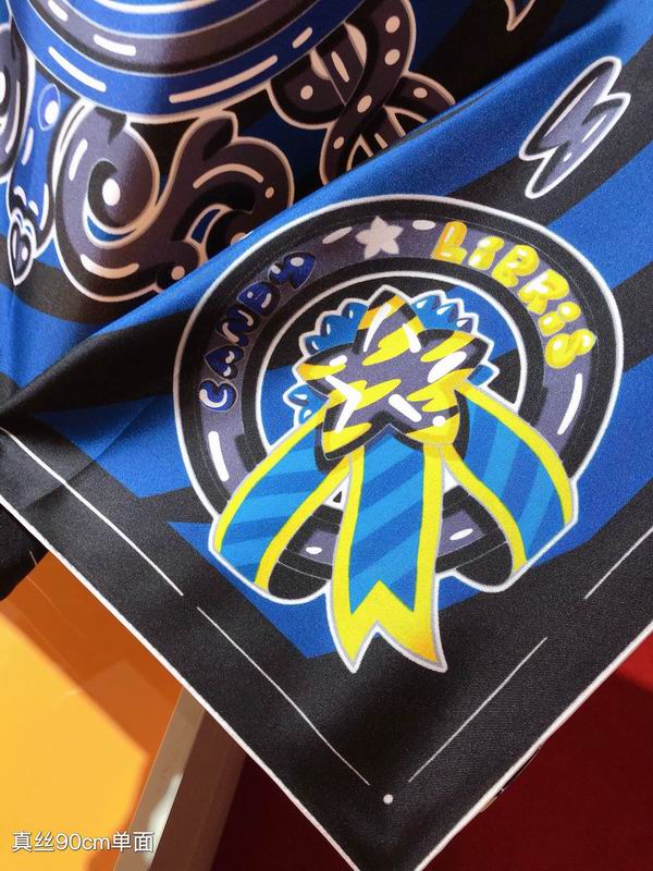 Hermes silk scarf 90X90cm E (13)