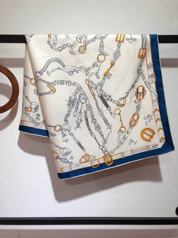 Hermes silk scarf 90X90cm E (15)