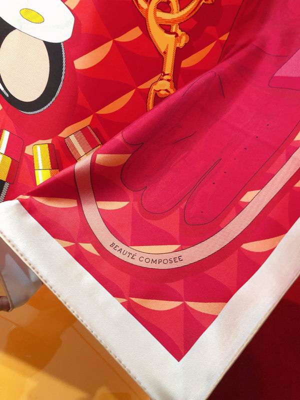 Hermes silk scarf 90X90cm E (17)