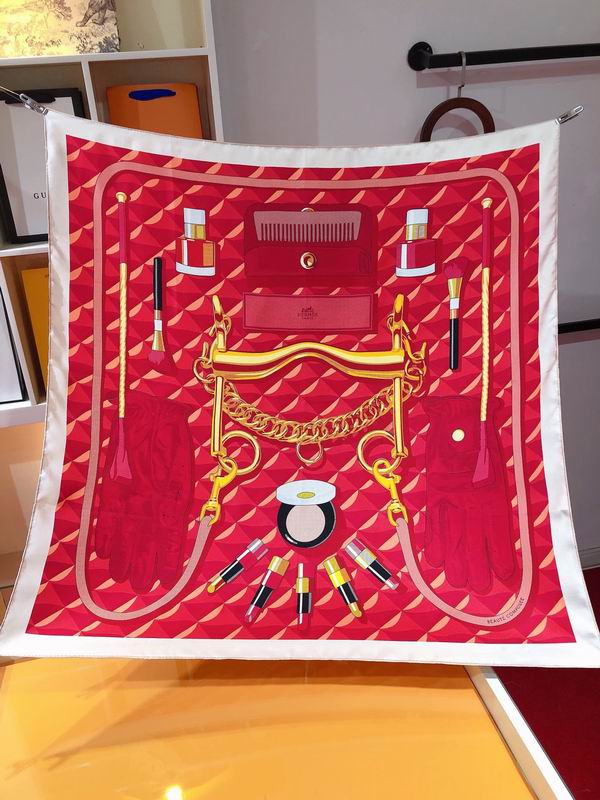 Hermes silk scarf 90X90cm E (18)