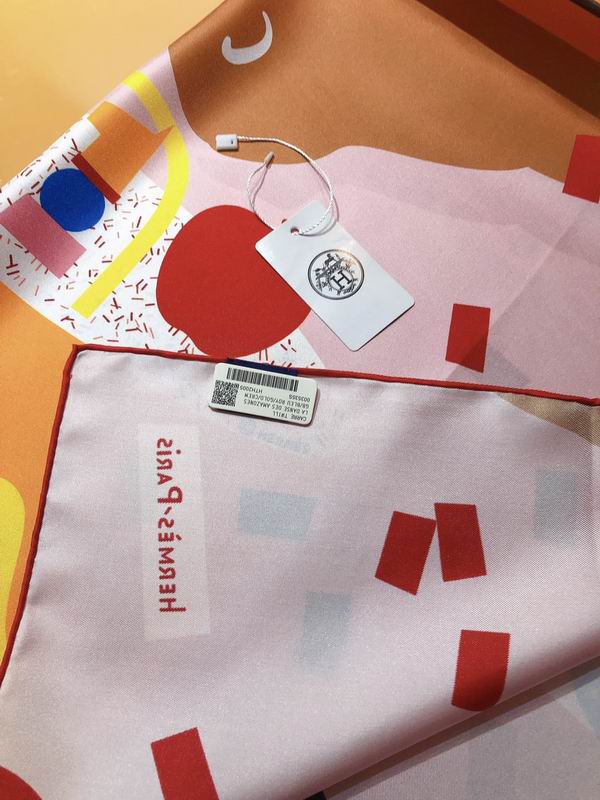 Hermes silk scarf 90X90cm E (36)