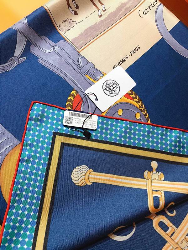 Hermes silk scarf 90X90cm E (5)
