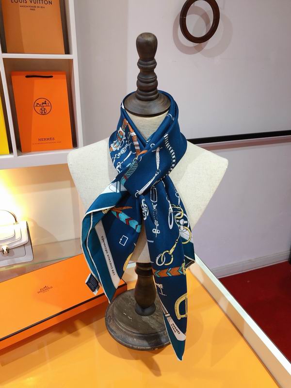 Hermes silk scarf 90X90cm E (5)