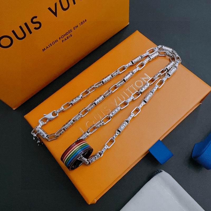LV Necklace 04yxh45 (3)