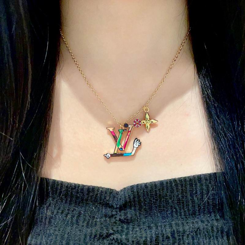 LV Necklace 05yxh27 (5)
