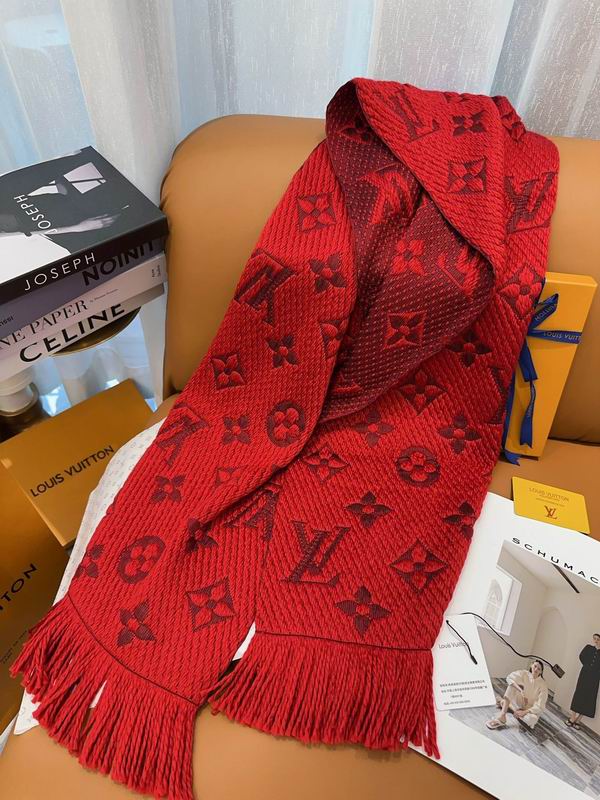LV Scarf 175X31cm 94%羊毛 6%真丝 E (3)