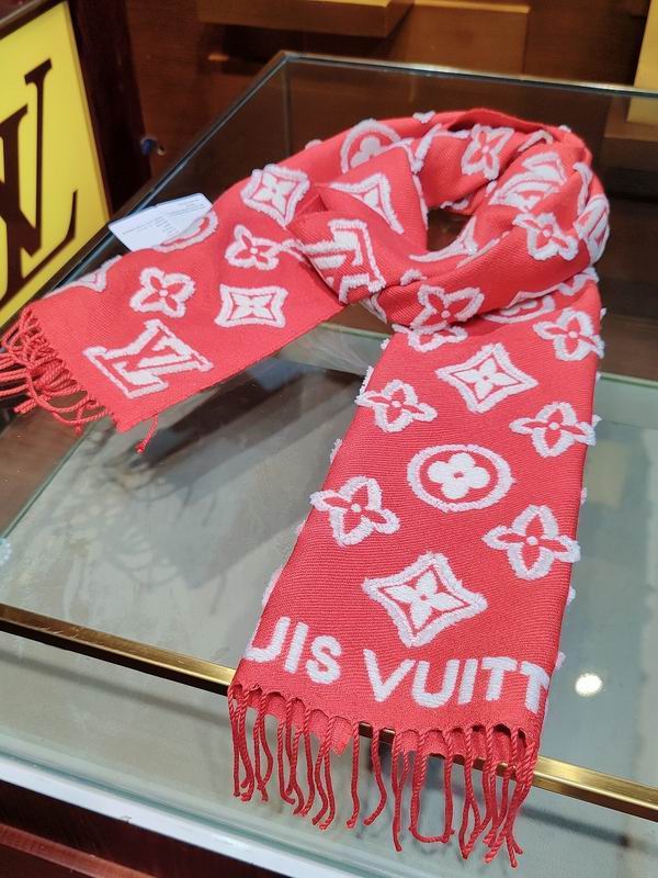 LV Scarf 200X34cm 90%绵羊毛 9%山羊绒 1%桑蚕丝 E (5)