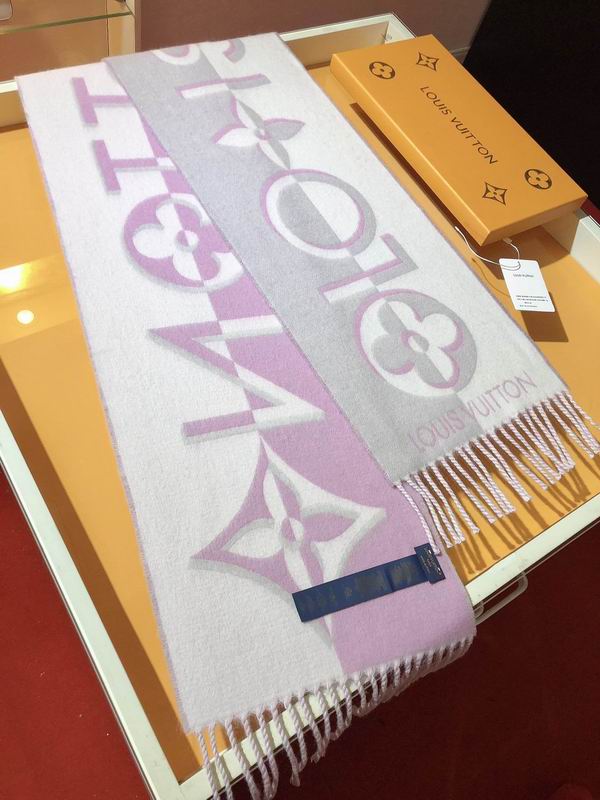 LV Scarf 26X205cm 100%羊毛 E (3)