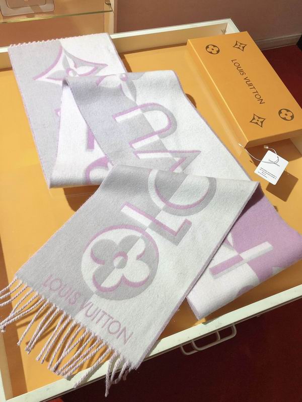 LV Scarf 26X205cm 100%羊毛 E (5)