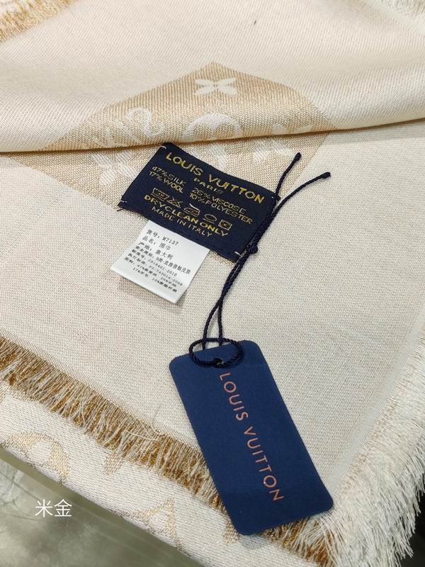 LV scarf 140X140cm 60%真丝40%羊毛 E (12)