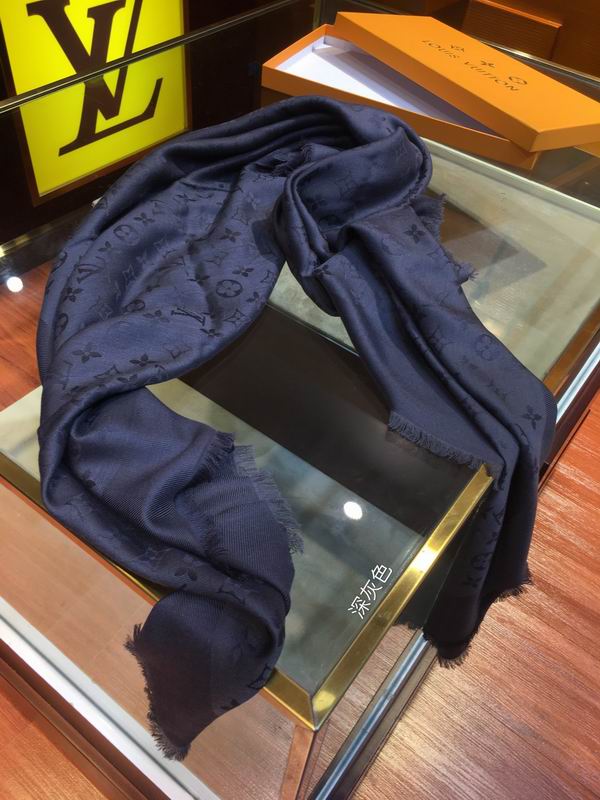 LV scarf 140X140cm 60%真丝40%羊毛 E (181)