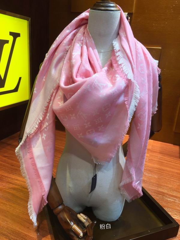 LV scarf 140X140cm 60%真丝40%羊毛 E (187)