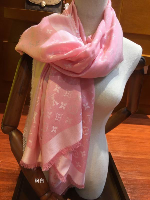 LV scarf 140X140cm 60%真丝40%羊毛 E (188)